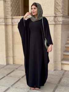 مانتو عبایی ماندانا کد 10096