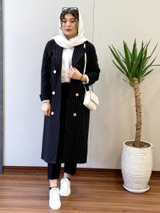 مانتو کتی مدل الیکا 100105 - Image 2