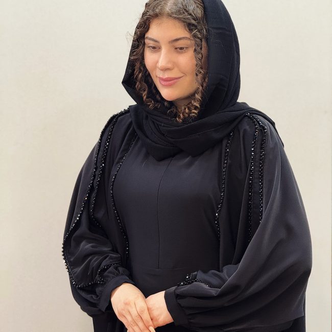 مانتو عبایی نبات کد 1014