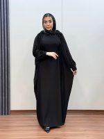 مانتو عبایی نبات کد 1014