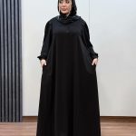 مانتو عبایی ثمین کد 1015