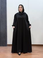 مانتو عبایی ثمین کد 1015