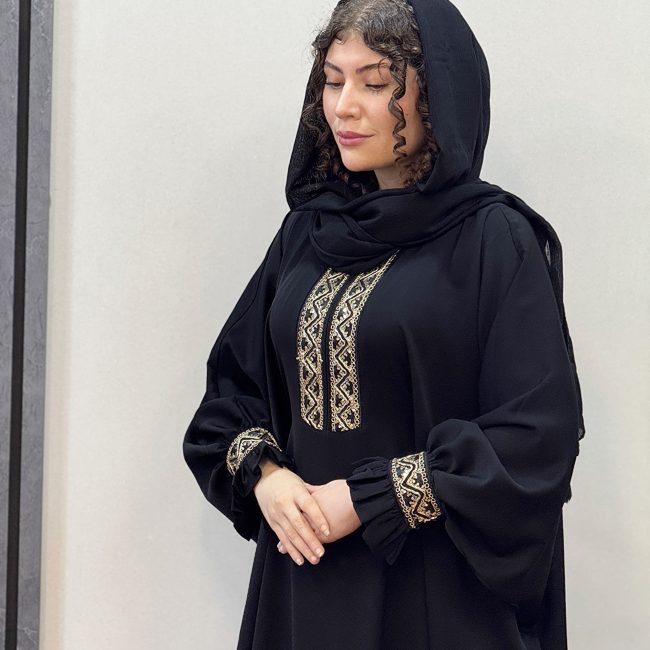 مانتو عبایی نورا کد 1016