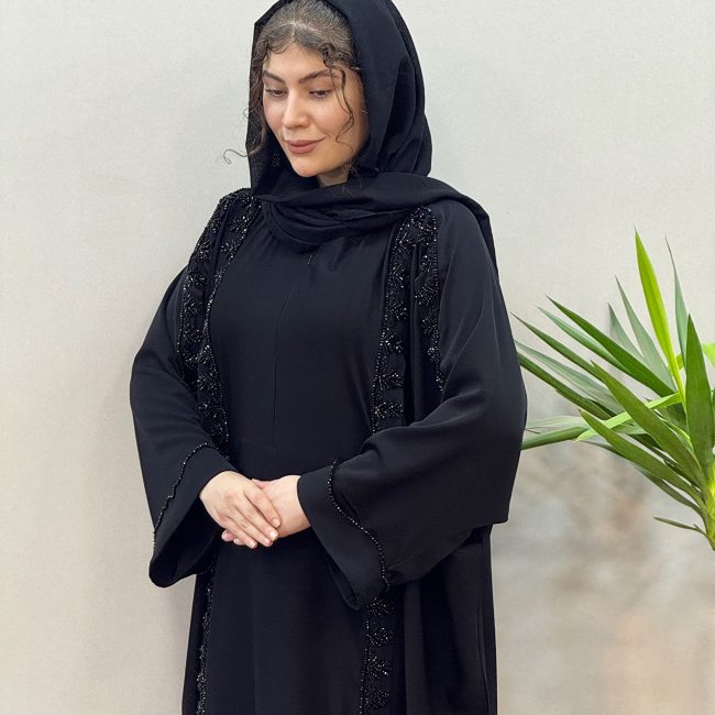 مانتو عبایی راحیل کد 1018