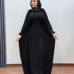 مانتو عبایی راحیل کد 1018