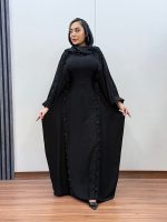 مانتو عبایی راحیل کد 1018