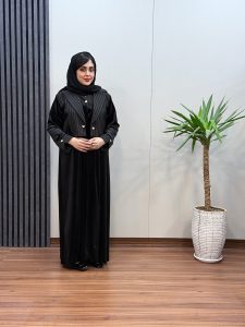 مانتو راسته عبایی دلدار کد 1023 - Image 4