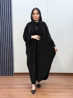 مانتو عبا جلوباز رویان کد 1050 - Image 5