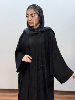 مانتو عبا جلوباز مهربانو کد 1054 - Image 2