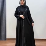 مانتو عبا جلوباز نیکا کد 1057