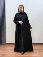 مانتو عبا جلوباز نیکا کد 1057