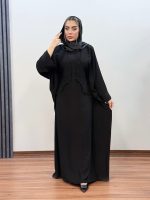 مانتو عبایی ماهور کد 1051 - Image 3