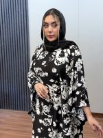 مانتو عبایی ساحل کد 1058 - Image 2