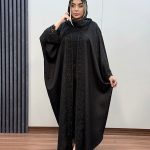 مانتو عبایی نیلوپر کد 1068