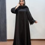 مانتو عبایی نهال کد 1073