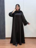 مانتو عبایی نهال کد 1073