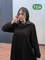 پیراهن سوپر کلوش رزا کد 1071 - Image 4