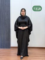 مانتو عبایی مهرانگیز کد 1077 - Image 3