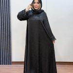 مانتو عبایی نهال کد 1073
