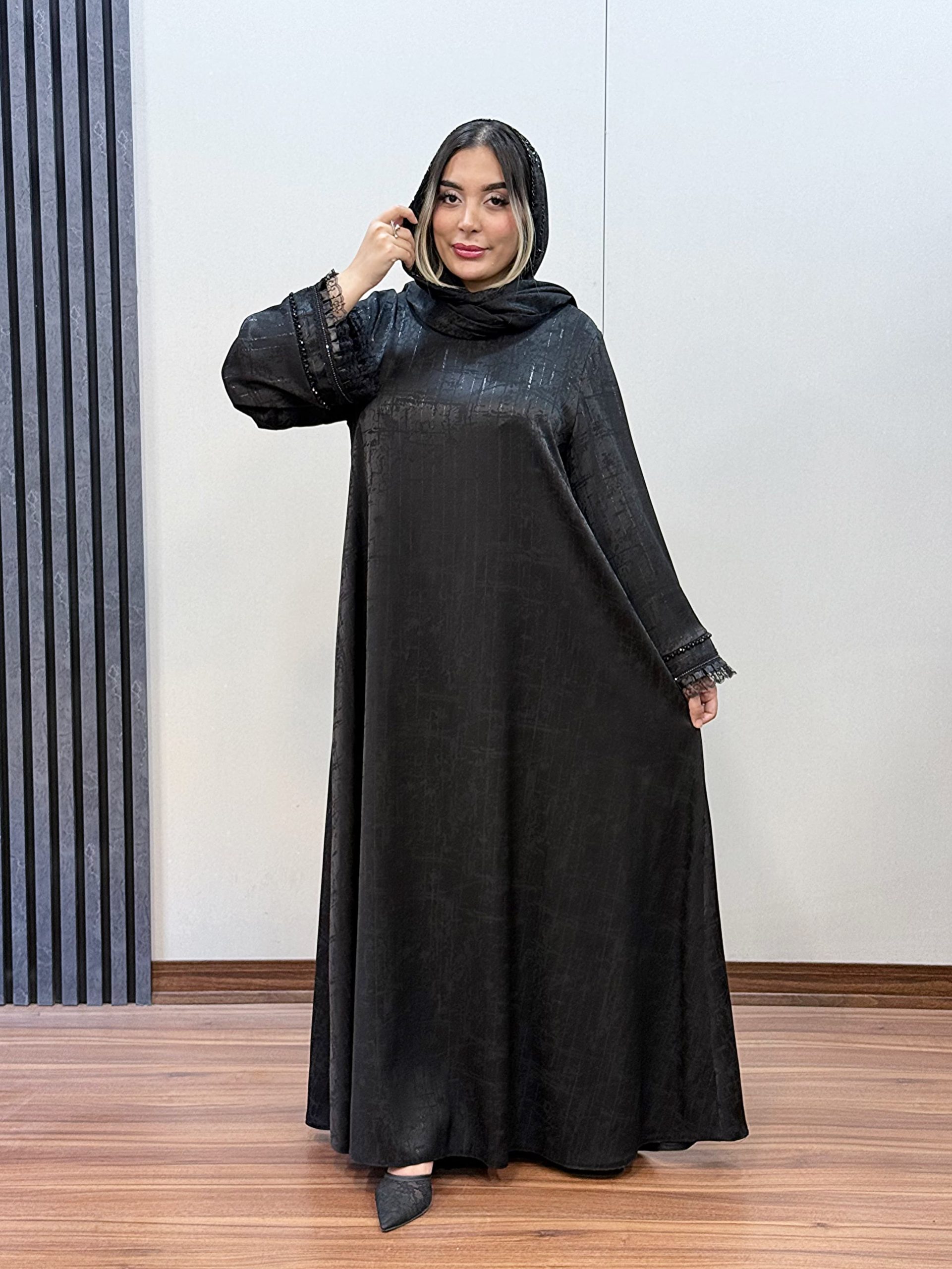 photo-output (201) مانتو عبایی نهال کد 1073 - Image 1