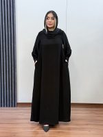 مانتو عبایی فرانک کد 1082 - Image 3