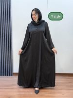 پیراهن کلوش رز کد 1084 - Image 6