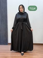 پیراهن کلوش رز کد 1084 - Image 3
