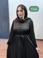پیراهن کلوش رز کد 1084 - Image 4