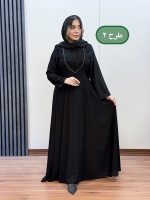 مانتو جلو بسته سوین کد 1085 - Image 5